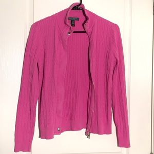 Ralph Lauren Sweater Petite Med Cardigan